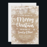 Pregnancy Announcement Christmas Card Rustic Frame<br><div class="desc">Pregnancy Announcement Christmas Photo Card Rustic Frame. 
All designs are © PIXEL PERFECTION PARTY LTD</div>