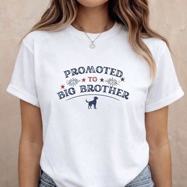 Pregnancy Announcement Dog Big Brother 4th of July T-Shirt (Creator Uploaded)