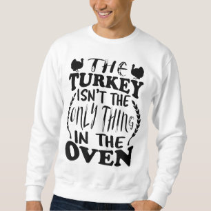 Pregnancy Announcement Expecting Mum Dad Thanksgiv Sweatshirt