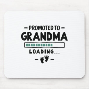 Pregnancy Announcement First Grandbaby - Promoted  Mouse Pad