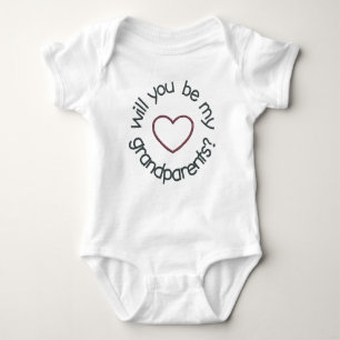 Pregnancy Announcement for Grandparents Bodysuit