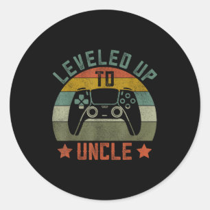 Pregnancy Announcement Gamer Apparel, Funny New Un Classic Round Sticker