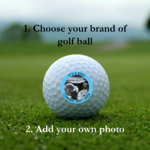 Pregnancy Announcement Gender Reveal Sonogram Golf Balls