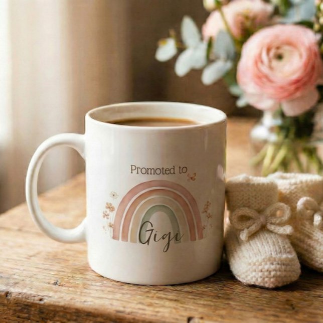 Pregnancy Announcement Gigi Gift Coffee Mug (Creator Uploaded)
