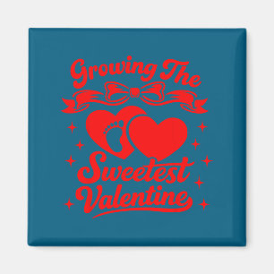 Pregnancy Announcement Growing The Sweetest Valent Magnet