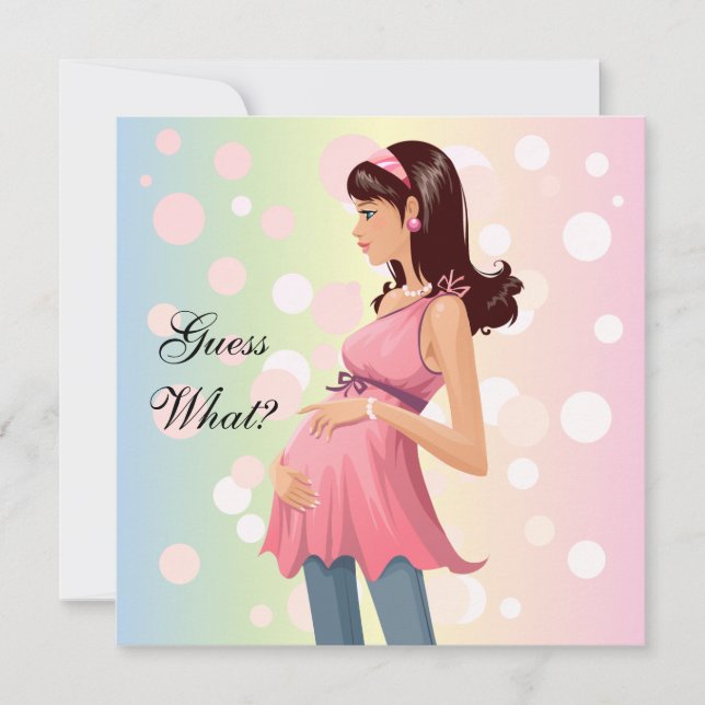 Pregnancy Announcement Invitation (Front)