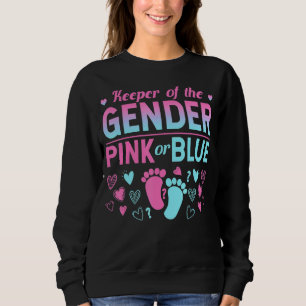 Pregnancy Announcement Keeper Of The Gender Pink O Sweatshirt