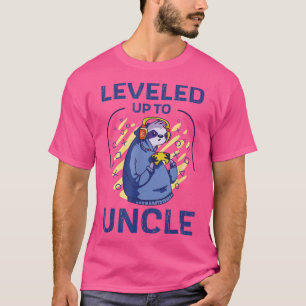 Pregnancy Announcement Levelled Up To Uncle Gamer  T-Shirt