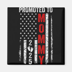 Pregnancy Announcement Mom Est 2025 Matching Patri Magnet