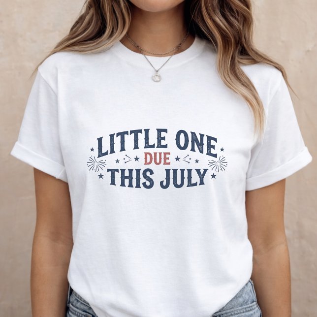 Pregnancy Announcement Mom to Be 4th of July T-Shirt (Creator Uploaded)