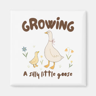 Pregnancy Announcement Mum Growing A Silly Little Magnet