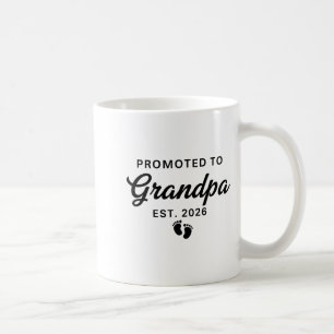 Pregnancy Announcement New Grandpa Promoted To Gra Coffee Mug