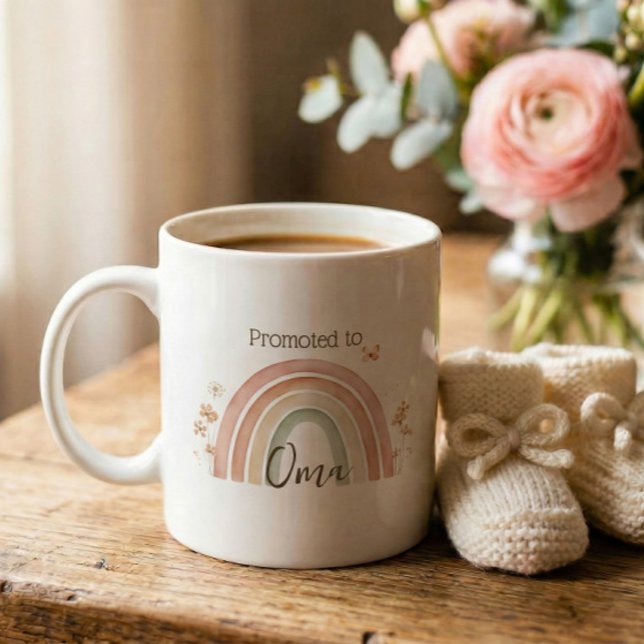 Pregnancy Announcement Oma Gift Coffee Mug (Creator Uploaded)