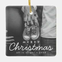 Pregnancy Announcement Photo Christmas