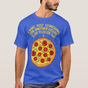 Pregnancy Announcement Pizza For Two Baby Belly Pr T-Shirt