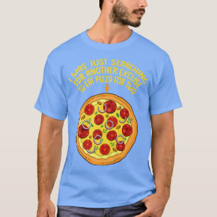 Pregnancy Announcement Pizza For Two Baby Belly Pr T-Shirt