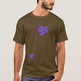 Pregnancy Announcement Pregnant Heart 4 T-Shirt