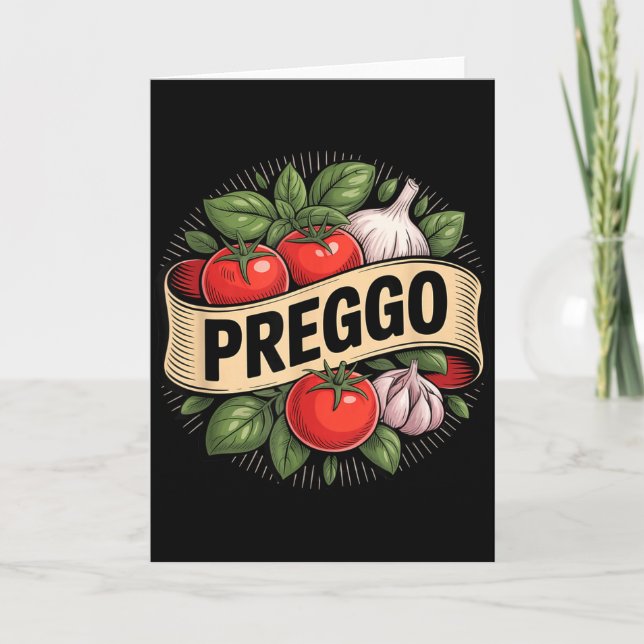 Pregnancy Announcement Prego Pasta Sauce Funny Pre (Front)