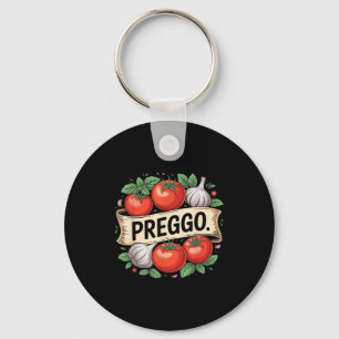 Pregnancy Announcement Prego Pasta Sauce Funny Pre Key Ring