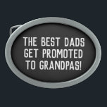 Pregnancy Announcement Promo Grandpa to be  Belt B Belt Buckle<br><div class="desc">Can be customised to suit your needs. © Gorjo Designs. Made for you via the Zazzle platform // Need help customising your design? Got other ideas? Feel free to contact me (Zoe) directly via the contact button below.</div>