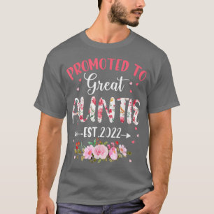 Pregnancy Announcement Promoted To Great Auntie Es T-Shirt