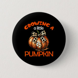 Pregnancy Announcement Thanksgiving Growing Little 6 Cm Round Badge