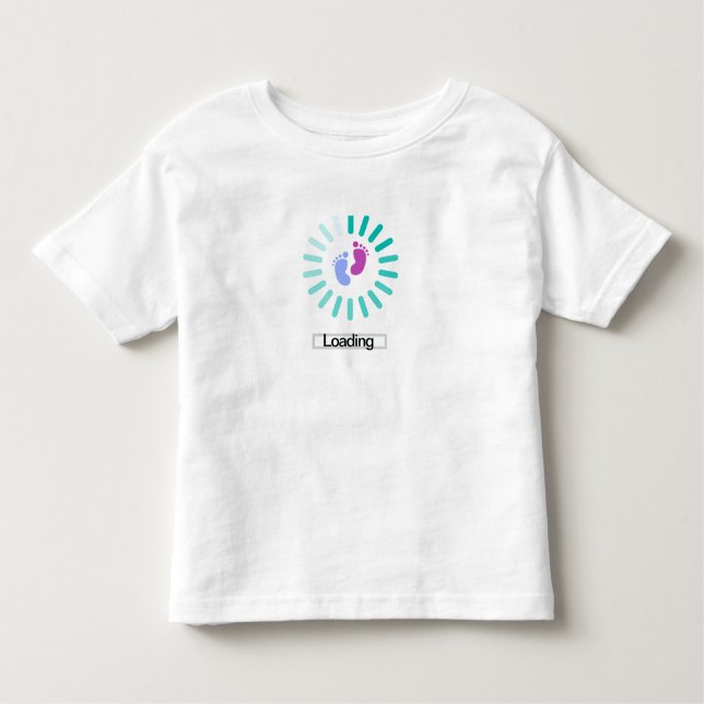 Pregnancy announcement  toddler T-Shirt (Front)