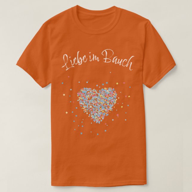 Pregnancy Announcment Mum Gift Idea T-Shirt (Design Front)