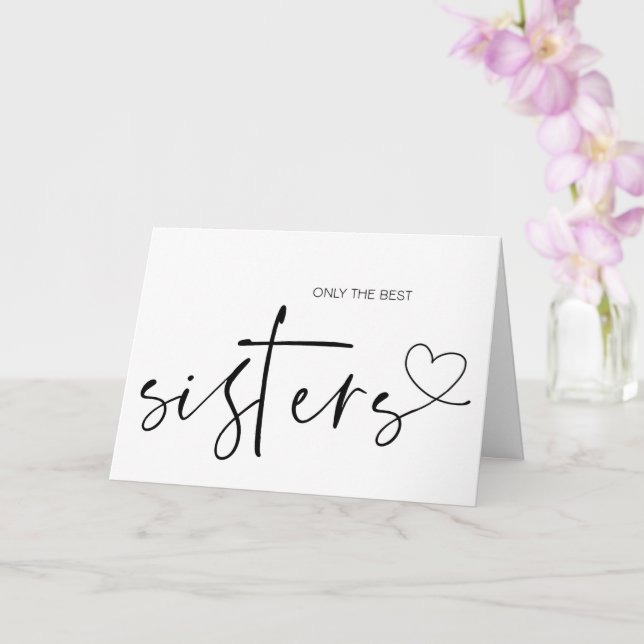 Pregnancy Baby Reveal Gift For My Sister New Aunty Card (Orchid)