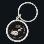 Pregnancy Baby Sonogram Ultrasound Photo New Mum Key Ring<br><div class="desc">Pregnancy Baby Sonogram Ultrasound Photo New Mum keychain Can be fully customised to suit your needs. © Gorjo Designs. Made for you via the Zazzle platform. // Note: photo used is a placeholder image only. You will need to replace with your own photo before ordering/ printing. If you need help...</div>