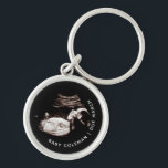 Pregnancy Baby Sonogram Ultrasound Photo New Mum Key Ring<br><div class="desc">Pregnancy Baby Sonogram Ultrasound Photo New Mum keychain Can be fully customised to suit your needs. © Gorjo Designs. Made for you via the Zazzle platform. // Note: photo used is a placeholder image only. You will need to replace with your own photo before ordering/ printing. If you need help...</div>