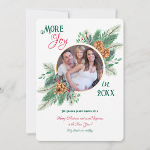 Pregnancy Christmas Photo Announcement