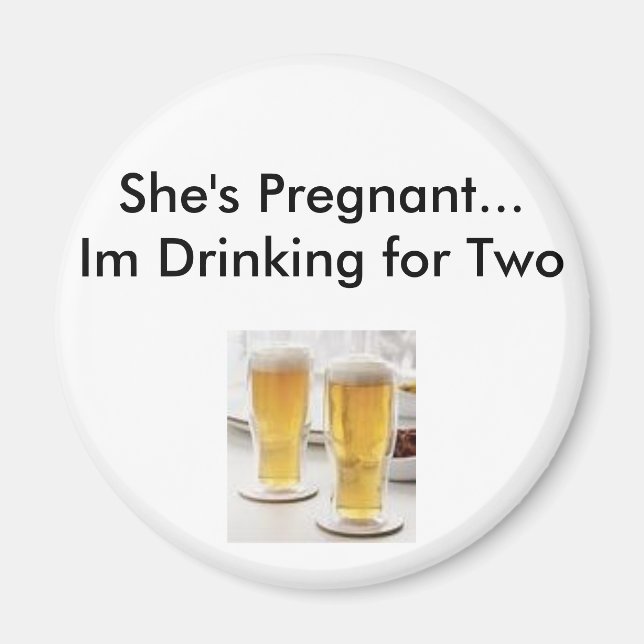 pregnancy excuses magnet (Front)