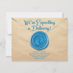 Pregnancy Flat Announcement Card