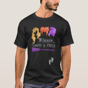 Pregnancy Halloween For Winnie I Smell A Child T-Shirt