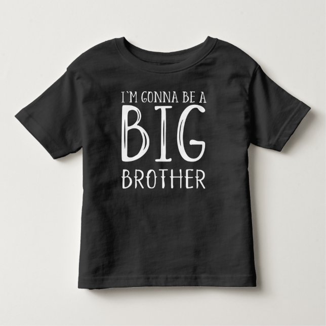 Pregnancy: I'm gonna be a PIGLET brother Toddler T-Shirt (Front)