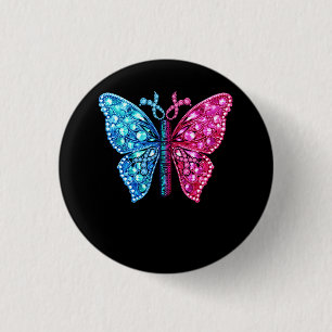 Pregnancy Infant Loss Awareness Miscarriage Ribbon 3 Cm Round Badge