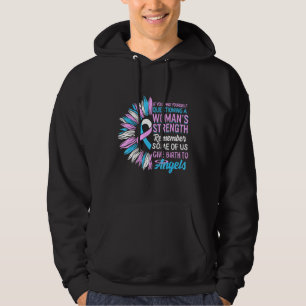 Pregnancy Infant Loss Awareness Strength Mummy of  Hoodie