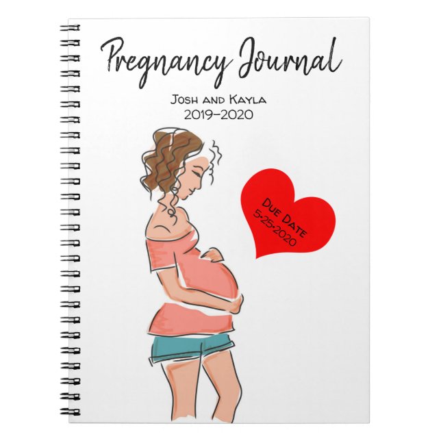 Pregnancy Journal Customize (Front)