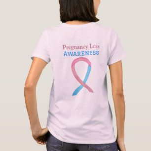 Pregnancy Loss Awareness Ribbon Cutom Art T-Shirts