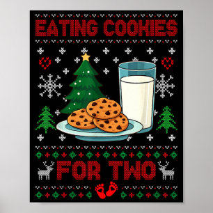 Pregnancy New Mom Baby Pregnant Christmas Couples Poster