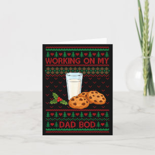 Pregnancy New Mom Baby Pregnant Christmas Matching Card