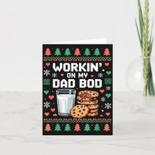 Pregnancy New Mom Baby Pregnant Christmas Matching Card