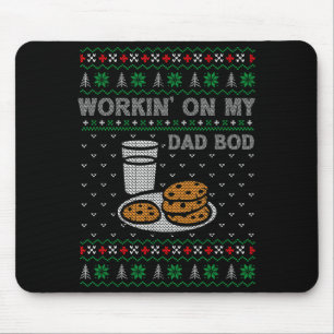 Pregnancy New Mom Baby Pregnant Christmas Matching Mouse Pad