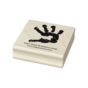 Pregnancy Newborn Baby Hand Rubber Stamp