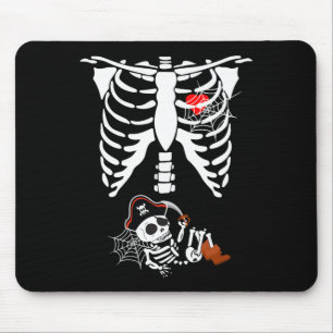 Pregnancy Pirate Baby Halloween Costumes Mouse Pad