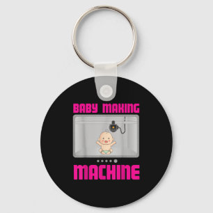 Pregnancy Reveal & Announcement Baby Making Ma Key Ring