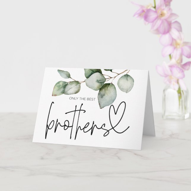 Pregnancy Reveal Brother Uncle to Be I'm Pregnant  Card (Orchid)