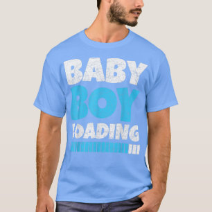 Pregnancy Reveal Future Parents Baby Boy Loading P T-Shirt