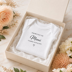 Pregnancy Reveal Gift for Mimi Baby Bodysuit